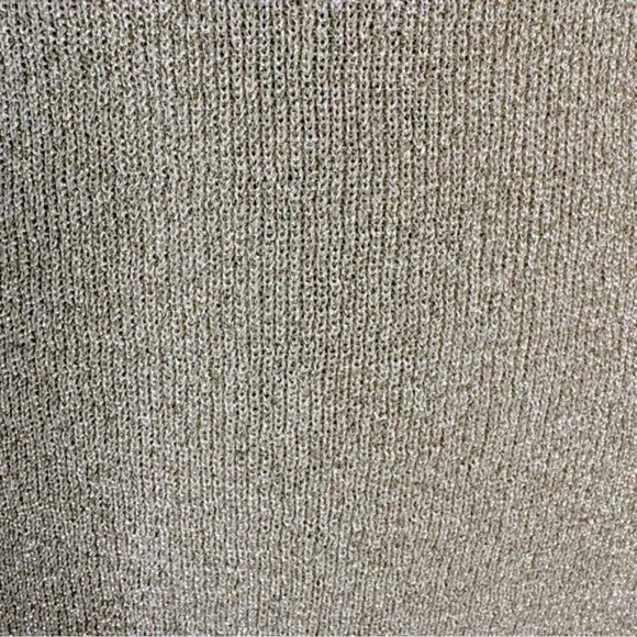 MISA Los Angeles Minka Cutout Gold Metallic Knit Midi Dress Size XS NWT - Picture 9 of 13